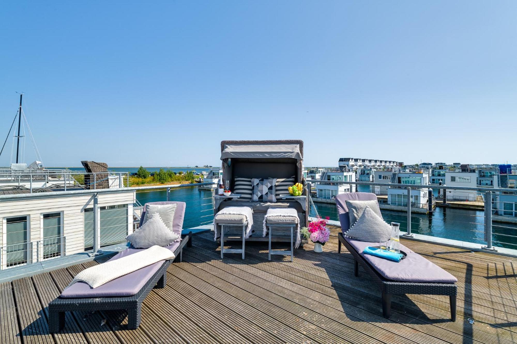 Triton: Meerblick, Sauna, Dachterrasse 奥尔本尼兹 外观 照片